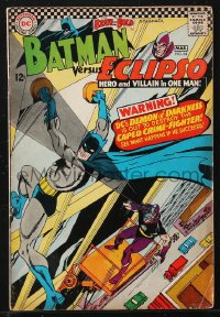 1y0510 BRAVE & THE BOLD #64 comic book February 1966 Batman Versus Eclipso cover art by Gil Kane!