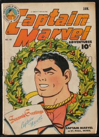 1y0529 CAPTAIN MARVEL #42 comic book January 1945 by C.C. Beck & Otto Binder, Shazam!