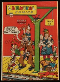 1y0375 CARNIVAL COMICS comic book 1945 cover by Joe Beck, stories & art by Ryan, Astarita, Gretter