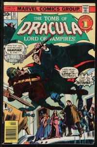 1y0493 TOMB OF DRACULA #51 comic book December 1976 Blade turns & must obey The Lord of Vampires!
