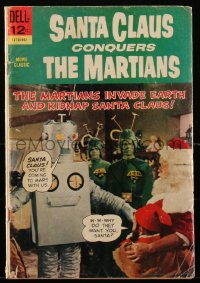 1y0428 SANTA CLAUS CONQUERS THE MARTIANS comic book March 1966 Martians invade Earth & kidnap Santa!