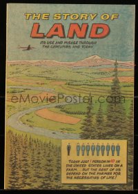 1y0436 STORY OF LAND comic book 1979 its use and misuse through the centuries and today!