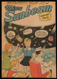 1y0440 SUNBEAM BREAD comic book 1955 Billy & Betsy, Pilot Bob in Miss Sunbeam in Adventures in Space