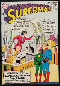 1y0520 SUPERMAN #159 comic book February 1963 cover by Curt Swan, Lois Lane, Supermaid from Earth!