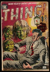1y0534 THING #1 comic book February 1952 great cover & stories by Albert Tyler & Bob Forgione!
