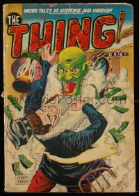 1y0535 THING #3 comic book June 1952 great cover by Albert Tyler, Bob Forgione, Dick Giordano