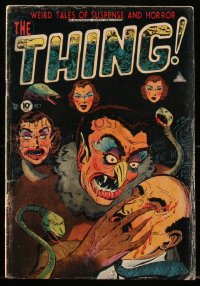 1y0539 THING #7 comic book March 1953 cover art by Lou Morales, Bob Forgione, John Belfi