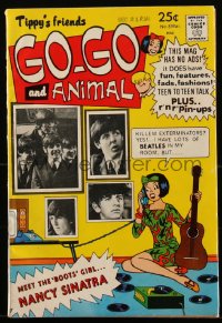 1y0450 TIPPY'S FRIENDS GO-GO & ANIMAL #8 comic book 1968 The Beatles on both covers, Nancy Sinatra