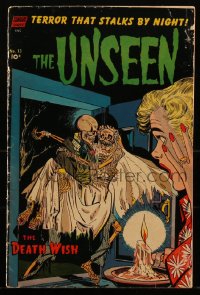 1y0461 UNSEEN #13 comic book February 1954 pre-code Alex Toth zombie cover & interior stories!