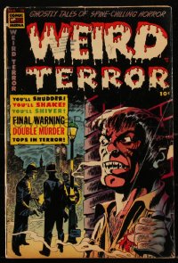 1y0474 WEIRD TERROR #13 comic book September 1954 pre-code horror, cover art by Don Heck!