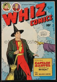 1y0526 WHIZ COMICS #133 comic book May 1951 Captain Marvel Becomes a Witch, Golden Arrow!