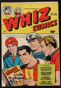 1y0527 WHIZ COMICS #139 comic book November 1951 Captain Marvel & other characters, infinity cover!