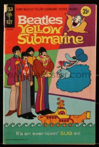 1y0482 YELLOW SUBMARINE comic book 1968 adaptation of the animated Beatles film, art by Jose Delbo!