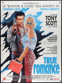 1y0058 TRUE ROMANCE French 1p 1993 Christian Slater & Patricia Arquette, Tarantino!
