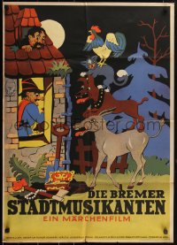 1y1363 DIE BREMER STADTMUSIKANTEN German 1942 animated The Bremen Town Musicians, ultra rare!