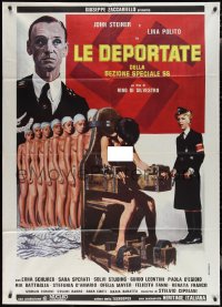 1y0293 DEPORTED WOMEN OF THE SS SPECIAL SECTION Italian 1p 1976 art of Nazi torturing naked women