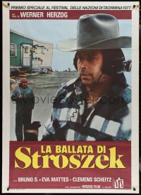 1y0231 STROSZEK: A BALLAD Italian 1p 1977 Werner Herzog, great image of Bruno Schleinstein!