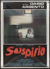 1y0232 SUSPIRIA Italian 1p 1977 classic Dario Argento horror, Stefania Casini, red title style!
