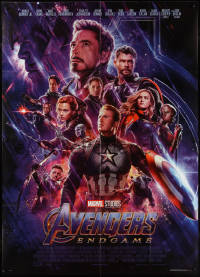 1y0242 AVENGERS: ENDGAME Italian 2p 2019 Marvel, dark montage with Downey Jr., Hemsworth & cast!