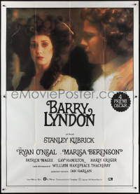 1y0244 BARRY LYNDON Italian 2p R1983 Stanley Kubrick, different image of O'Neal & Berenson!