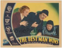 1y1035 BEST MAN WINS LC 1935 Florence Rice, Jack Holt & Edmund Lowe, Lugosi in border, very rare!