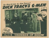 1y1067 DICK TRACY'S G-MEN chapter 8 LC 1939 Ralph Byrd as Chester Gould's detective, Chamber of Doom!