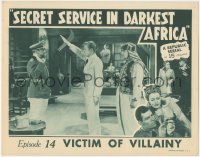 1y1191 SECRET SERVICE IN DARKEST AFRICA chapter 14 LC 1943 Nazi salute, serial, Victim of Villainy!