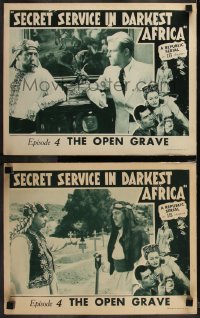 1y1302 SECRET SERVICE IN DARKEST AFRICA 2 chapter 4 LCs 1943 Cameron, Republic serial, Open Grave!