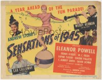 1y0998 SENSATIONS OF 1945 TC 1944 Eleanor Powell, Woody Herman, W.C. Fields, Cab Calloway, rare!