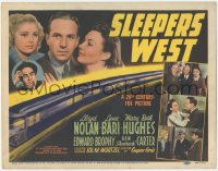 1y1001 SLEEPERS WEST TC 1941 Lloyd Nolan as Michael Shayne, plot later used in The Narrow Margin!