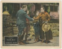 1y1219 TUMBLING RIVER LC 1927 Dorothy Dwan & Estella Essex watch Tom Mix shaking hands with guy!