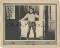 1y1222 UNTAMED LC R1920s great full-length close up of tough cowboy Tom Mix entering doorway!