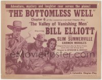 1y1008 VALLEY OF VANISHING MEN chapter 6 TC 1942 Wild Bill Elliot serial, The Bottomless Well!