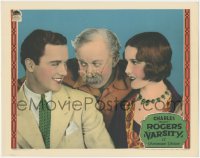1y1223 VARSITY LC 1928 c/u of Chester Conklin between pretty Mary Brian & Buddy Rogers, very rare!