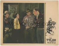 1y1232 WILD TO GO LC 1926 Tom Tyler & pretty Eugenia Gilbert are captured by the bad guys!