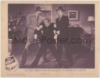 1y1235 WOO WOO LC 1945 Hugh Herbert carried by two much larger men, ultra rare comedy short!