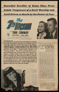 1y0064 7th VICTIM pressbook 1943 young Kim Hunter in her very first movie, Tom Conway, ultra rare!