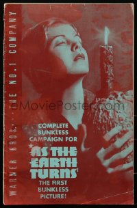 1y0066 AS THE EARTH TURNS pressbook 1934 Polish-American Jean Muir, Donald Woods, ultra rare!