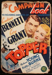 1y0164 TOPPER pressbook 1937 Roland Young with ghosts Cary Grant & Constance Bennett, very rare!