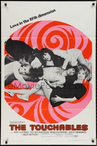 1y0907 TOUCHABLES 1sh 1968 Judy Huxtable in five-way love, psychedelic love in the fifth dimension!