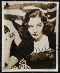 1y1668 BARBARA STANWYCK 5 8x10 stills 1930s-1940s great portraits of the legendary actress!