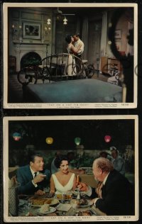 1y1713 CAT ON A HOT TIN ROOF 3 color 8x10 stills 1958 Elizabeth Taylor & Paul Newman, Burl Ives!