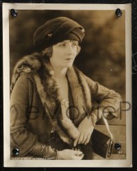 1y1715 CLAIRE WINDSOR 3 8x10 stills 1920s great close-up portraits of the star, two wearing fur!