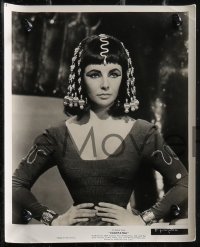1y1683 CLEOPATRA 4 8x10 stills 1963 great images of sexy Elizabeth Taylor, Rex Harrison!