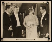 1y1783 SOCIAL CELEBRITY 2 8x10 stills 1926 great images of Adolphe Menjou at fancy party!