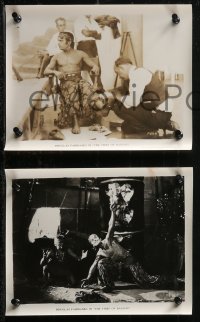 1y1654 THIEF OF BAGDAD 7 8x10 stills 1924 all with great images of Douglas Fairbanks, cool candid!