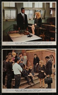 1y1624 TO SIR, WITH LOVE 10 color 8x10 stills 1967 Sidney Poitier, Geeson, directed by James Clavell!