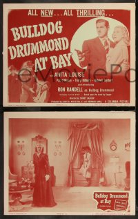 1y1246 BULLDOG DRUMMOND AT BAY 8 LCs 1947 Anita Louise, introducing Ron Randell in the title role!