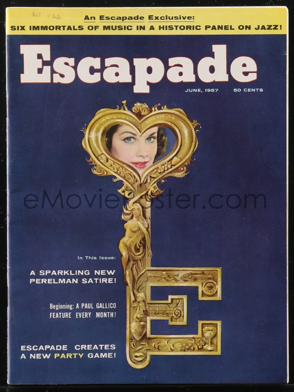 eMoviePoster.com: 1y1454 ESCAPADE magazine June 1957 sexy centerfold ...