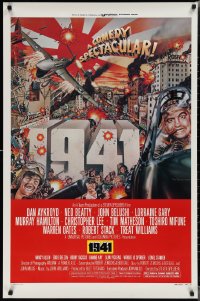 1z1097 1941 style D 1sh 1979 Spielberg, art of John Belushi, Dan Aykroyd & cast by McMacken!